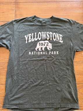 National Geographic Yellowstone 1872 Graphic Tee - Dark Green